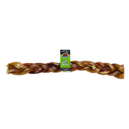 Redbarn Braided Bully Stick 12in 1ct