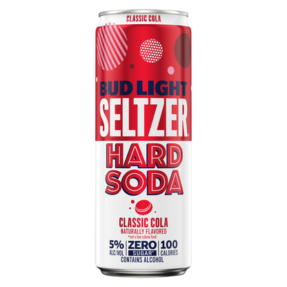 Bud Light Seltzer Hard Soda Classic Cola Single 12oz Can 5.0% ABV