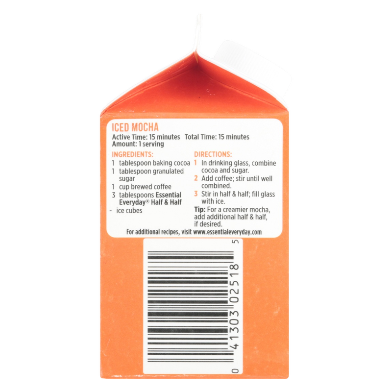 Essential Everyday Half & Half 16oz Ctn