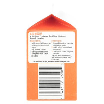 Essential Everyday Half & Half 16oz Ctn