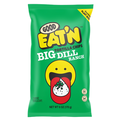 Good Eat'n Big Dill Ranch Tortilla Chips 6oz Bag