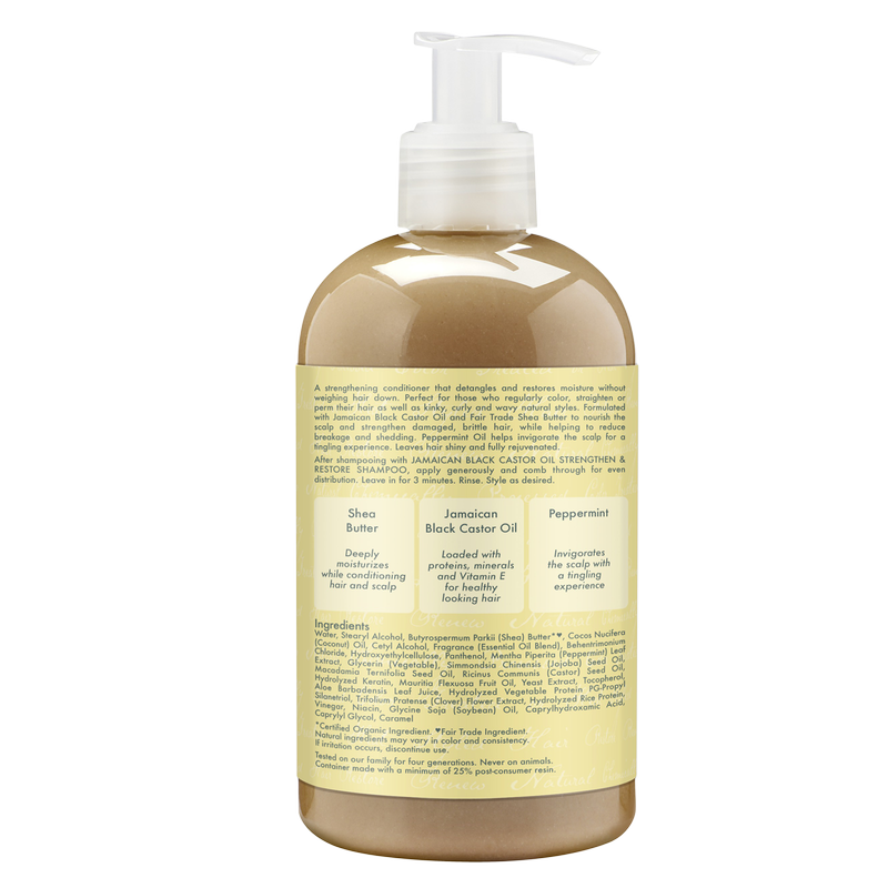 SheaMoisture Jamaican Black Castor Oil Strengthen & Restore Conditioner 13oz