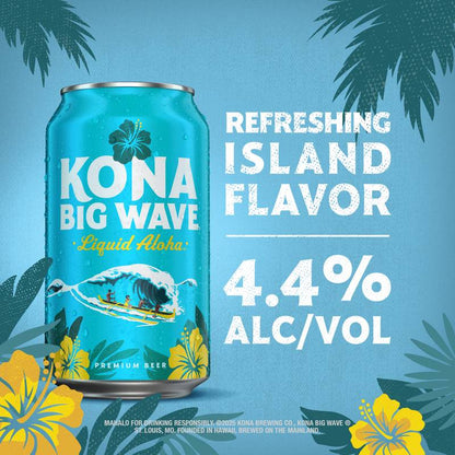 Kona Big Wave Premium Beer 19.2oz Can 4.4% ABV