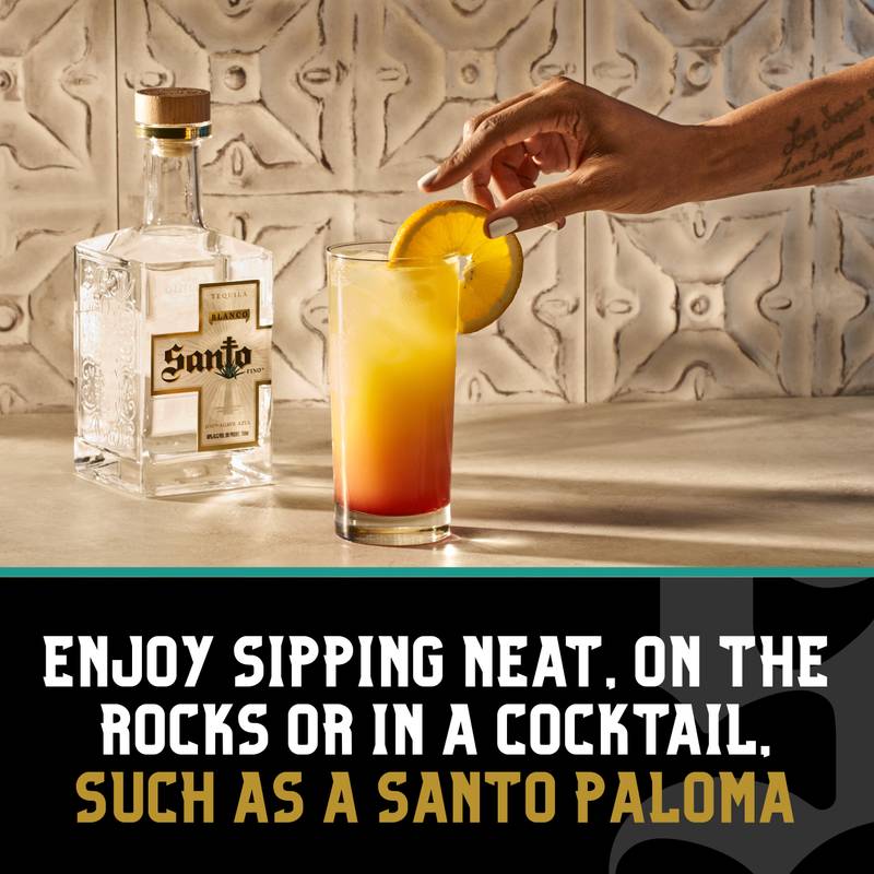 Santo Blanco Tequila 750ml (80 proof)