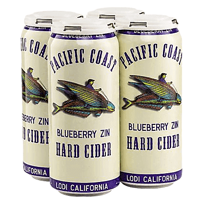 Pacific Coast Cider Blueberry Zin 4pk 16oz Can