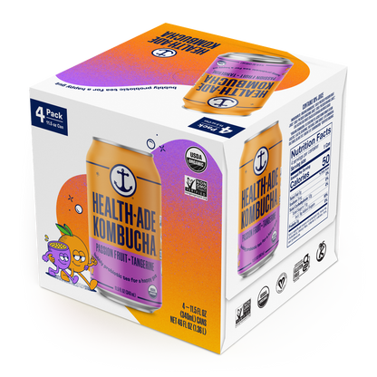 Health-Ade Passion Fruit-Tangerine 4pk 11.5oz Can