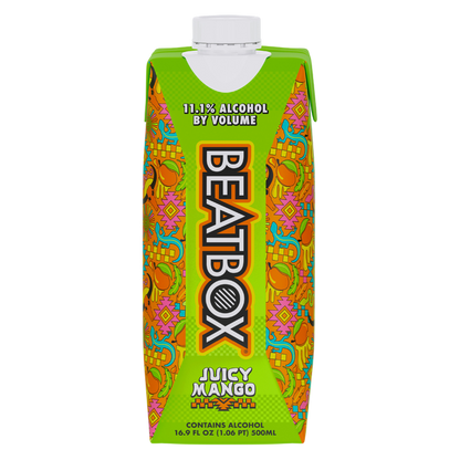 BeatBox Juicy Mango 500ml 11.1% ABV Wine Party Punch