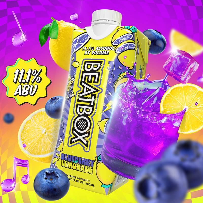 BeatBox Blueberry Lemonade 4pk 500ml