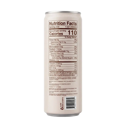 Good Nut Premium Organic Chocolate Coconut Water 11.8oz Can