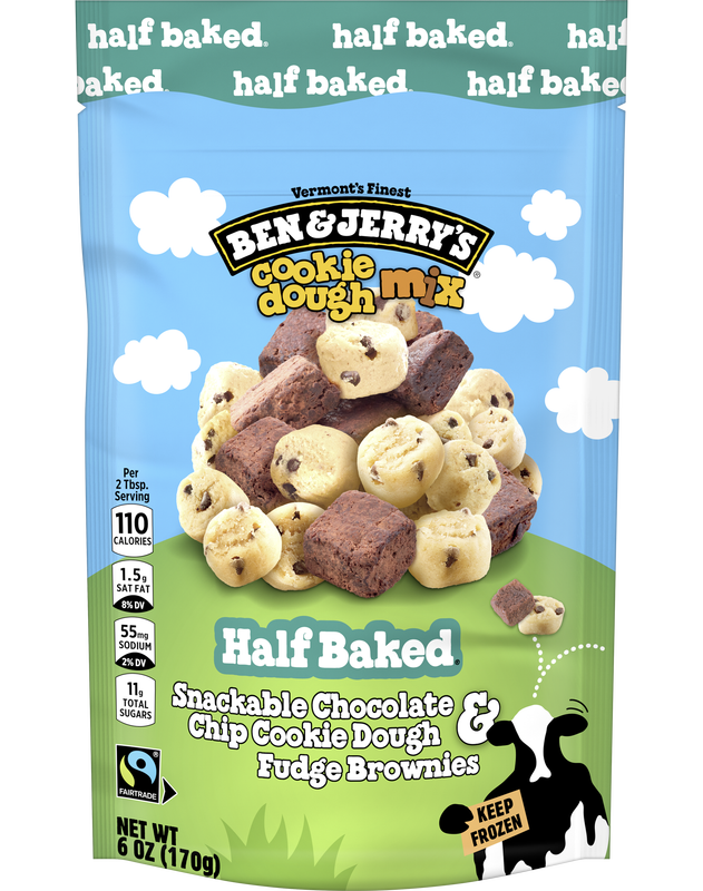 Ben & Jerry's Frozen Half Baked Dough Chunks 6oz