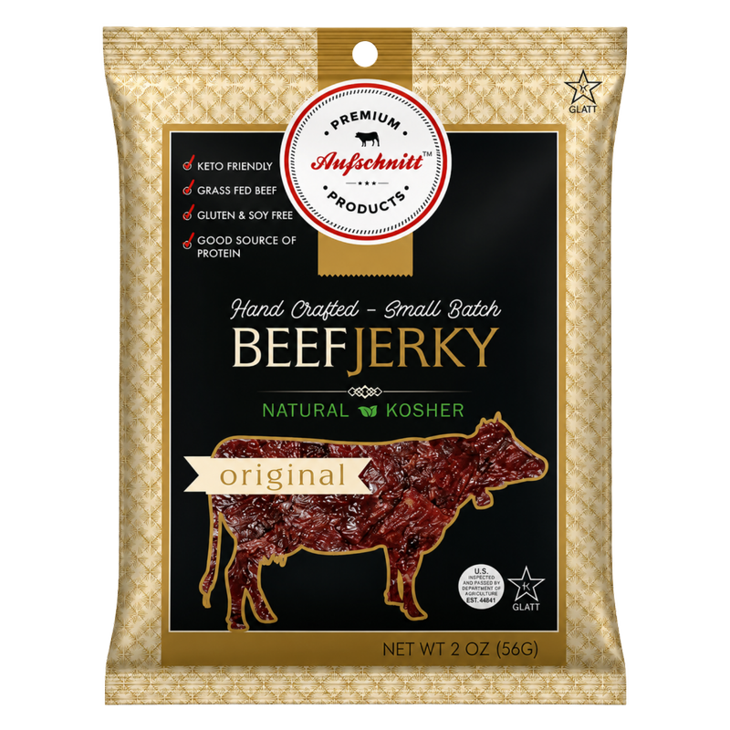 Aufschnitt Kosher Beef Jerky Original, 2oz