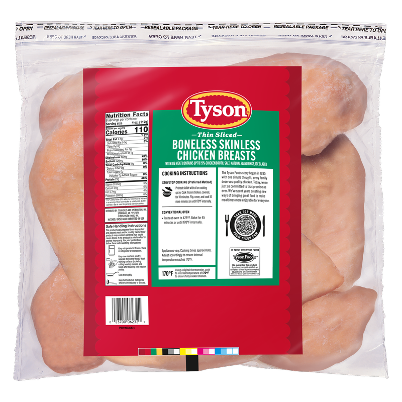 Tyson Chicken Breasts (Frozen) - 2.5lb