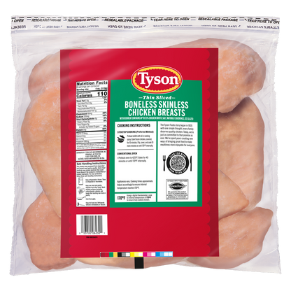 Tyson Chicken Breasts (Frozen) - 2.5lb