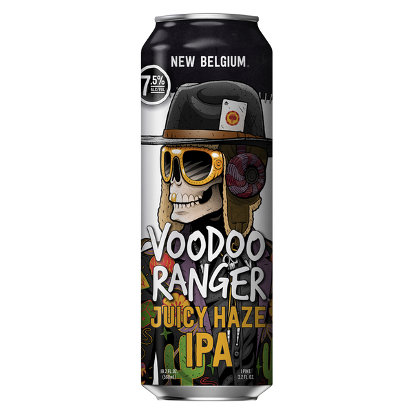 New Belgium Voodoo Ranger Juicy Haze IPA Single 19.2oz Can 7.5% ABV ...