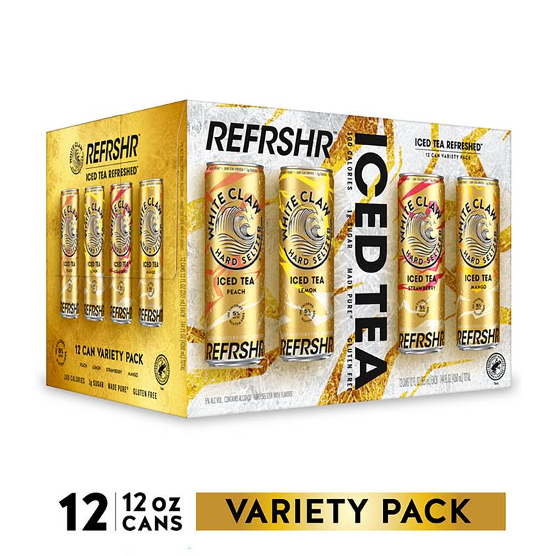White Claw REFRSHR Iced Tea Variety 12pk 12oz Can 5.0% ABV