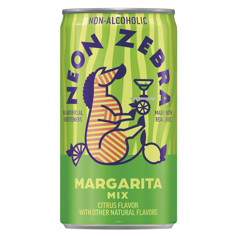 Neon Zebra Margarita Mix 6pk 7.5oz - Neon Zebra – BevMo! Neon Zebra Margarita Mix 6pk 7.5oz - Neon Zebra – BevMo!