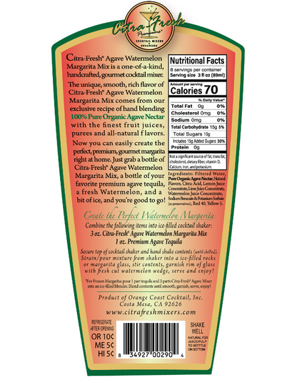 Citra Agave Watermelon Mixer 750ml Btl