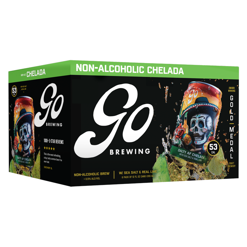 Go Brewing Non-Alcoholic Chelada 6pk 12oz Can