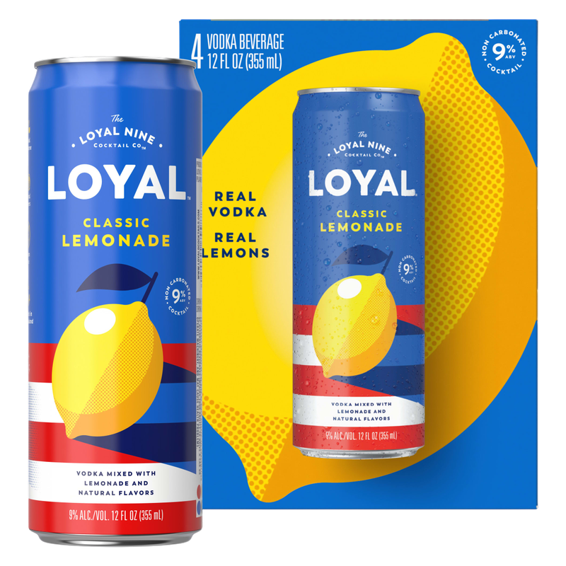 Loyal 9 Original Lemonade 4pk 12oz 9% ABV