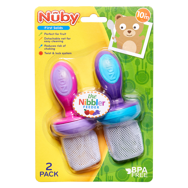 Nuby Nibbler Mesh Feeders 2ct