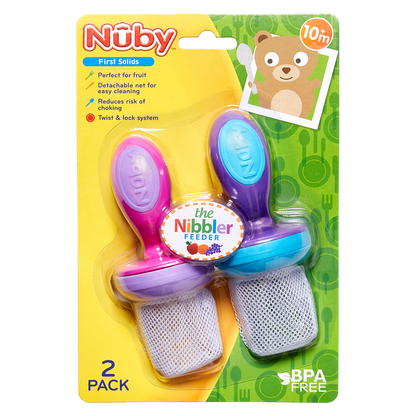 Nuby Nibbler Mesh Feeders 2ct