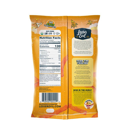 LesserEvil Crunch Cheezmos Cowboy Cheddar, 7oz