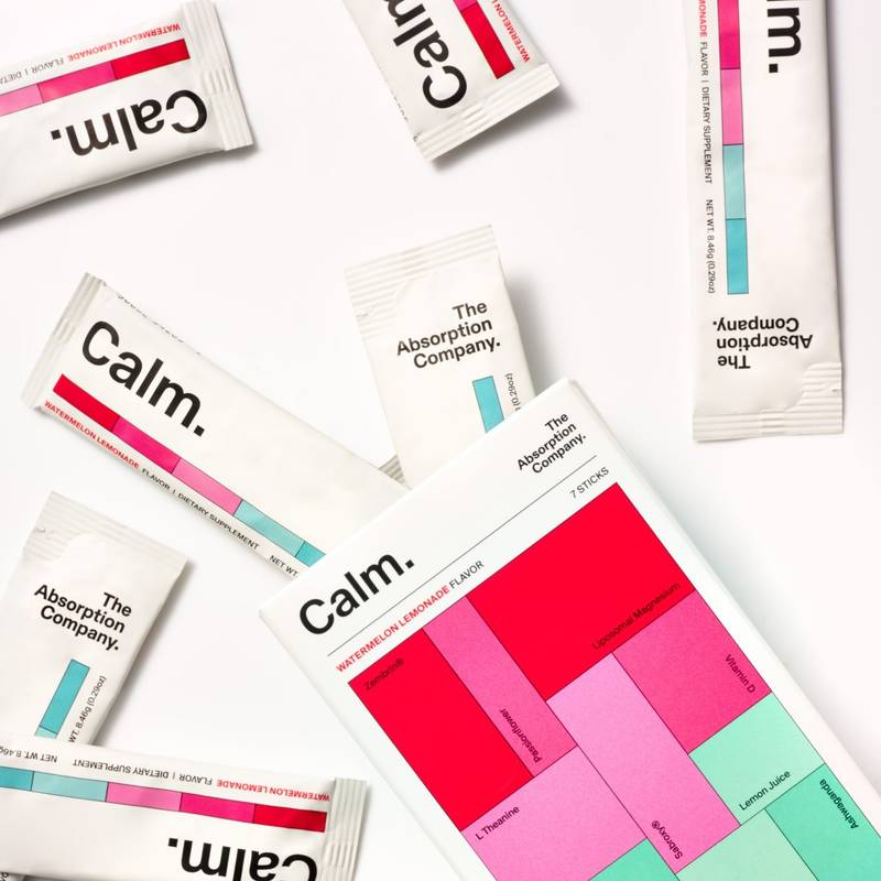The Absorption Company, Calm Drink Mix,  7-Stick Box