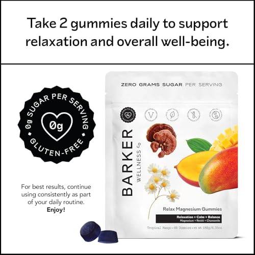 Barker Wellness Relax Magnesium Gummies