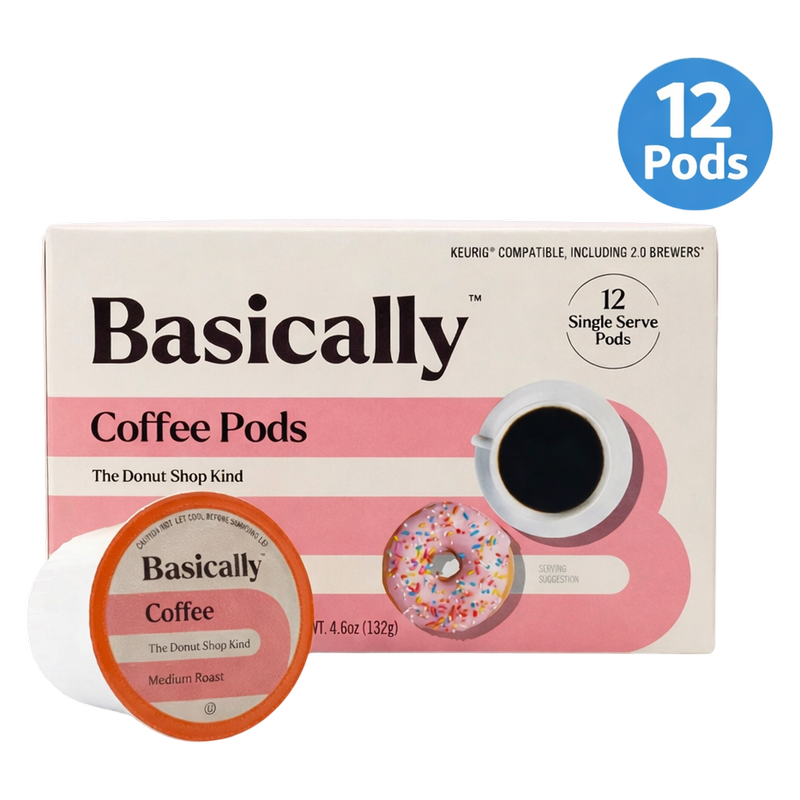 Basically Donut Shop Coffee Pods - 12 ct
