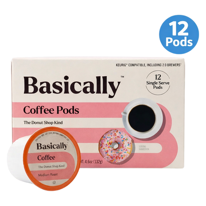 Basically Donut Shop Coffee Pods - 12 ct