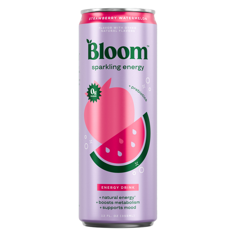 Bloom Energy Strawberry Watermelon 12oz Can