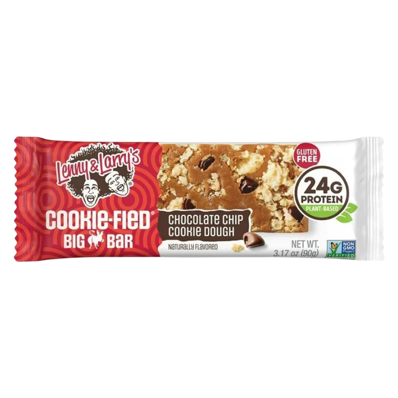 Lenny & Larry’s Chocolate Chip Cookie Dough Protein Big Bar, 3.17oz
