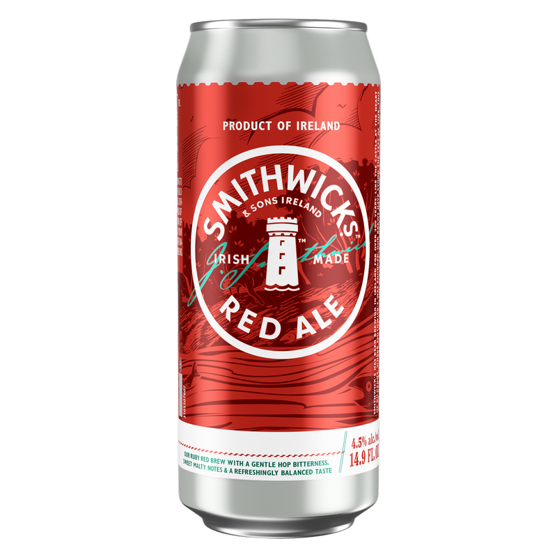 Smithwick's Red Ale 4pk 14.9oz Can 4.5% ABV - Smithwick's – BevMo!
