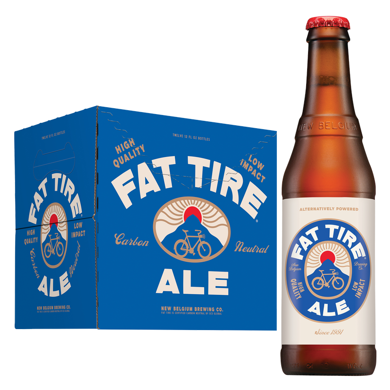 New Belgium Fat Tire 12pk 12oz Btl 5.2% ABV