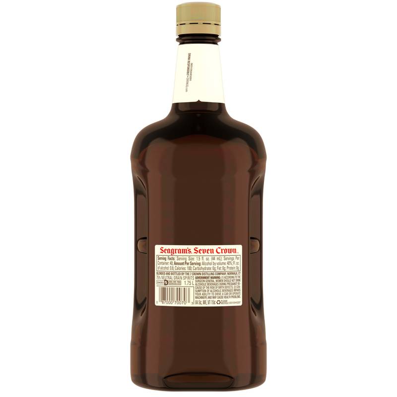 Seagram's 7 Crown American Blended Whiskey, 1.75 L (80 Proof