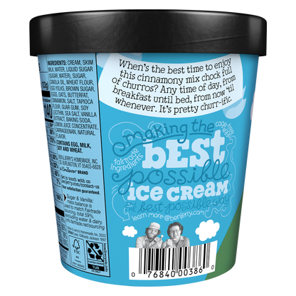 Ben & Jerry's Churray for Churros Ice Cream Pint