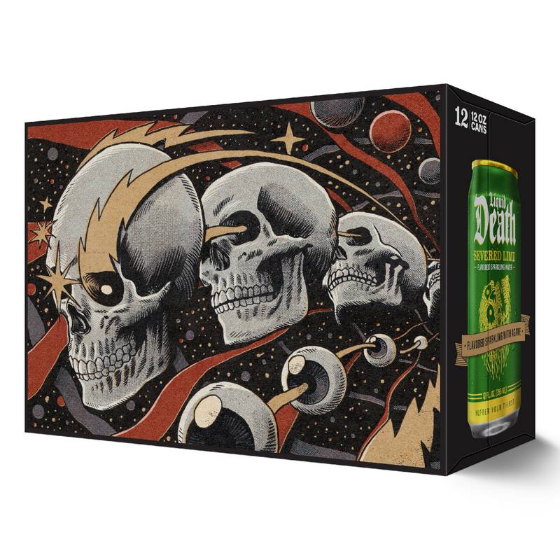 Liquid Death Severed Lime Sparkling Water 12pk 12oz Can
