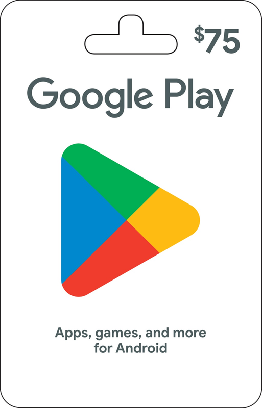 Google Play  $75 Gift Card