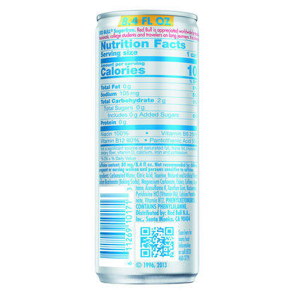 Red Bull Energy Drink Sugar Free 8.4oz Can