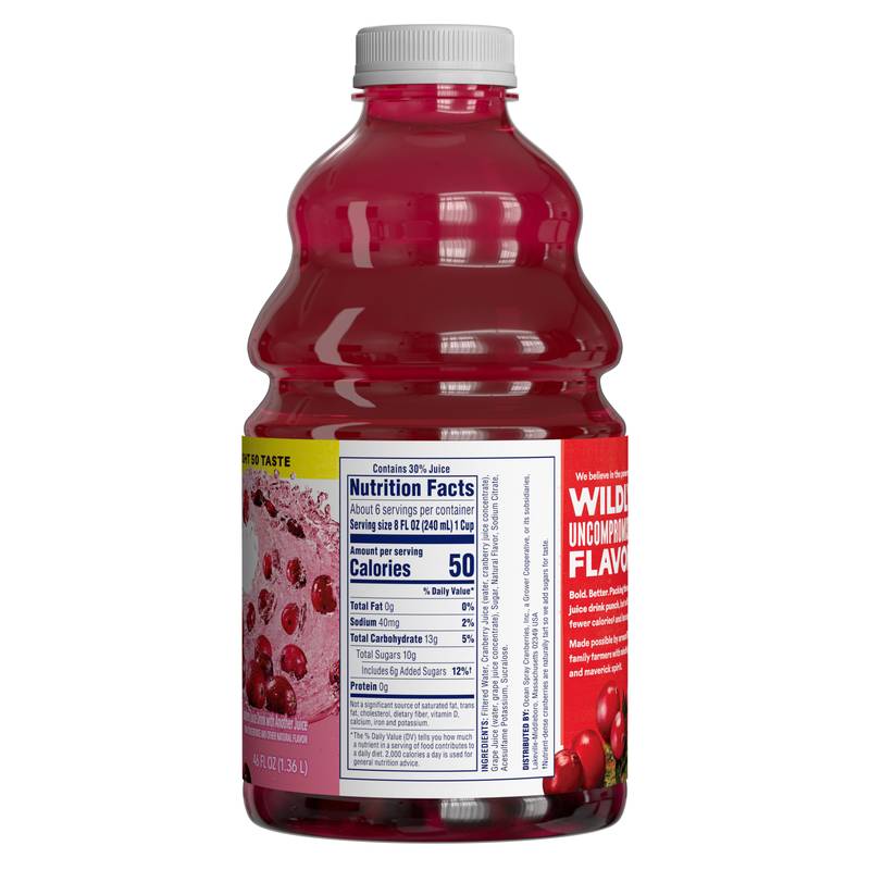Ocean Spray Light Cranberry Cocktail 46oz Btl