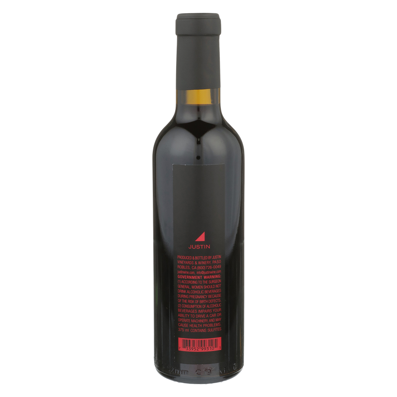 JUSTIN Cabernet Sauvignon Paso Robles, Red Wine 375ml