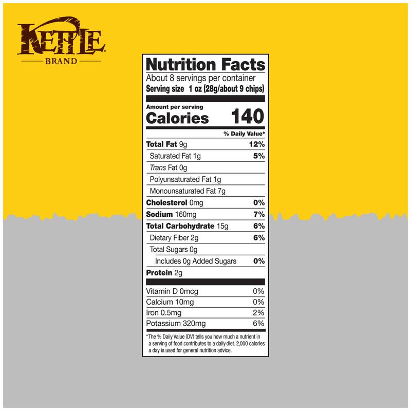Kettle Brand Krinkle Cut Salt & Pepper Chips 7.5oz