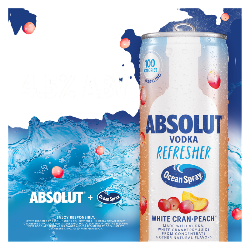 Absolut Vodka Refreshers Variety Pack 8pk 12oz Can
