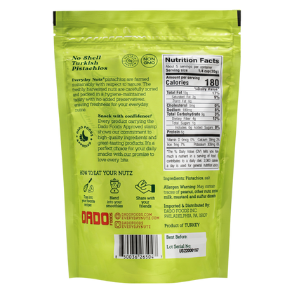 Everyday Nutz Roasted & Salted Pistachios without Shell 5oz