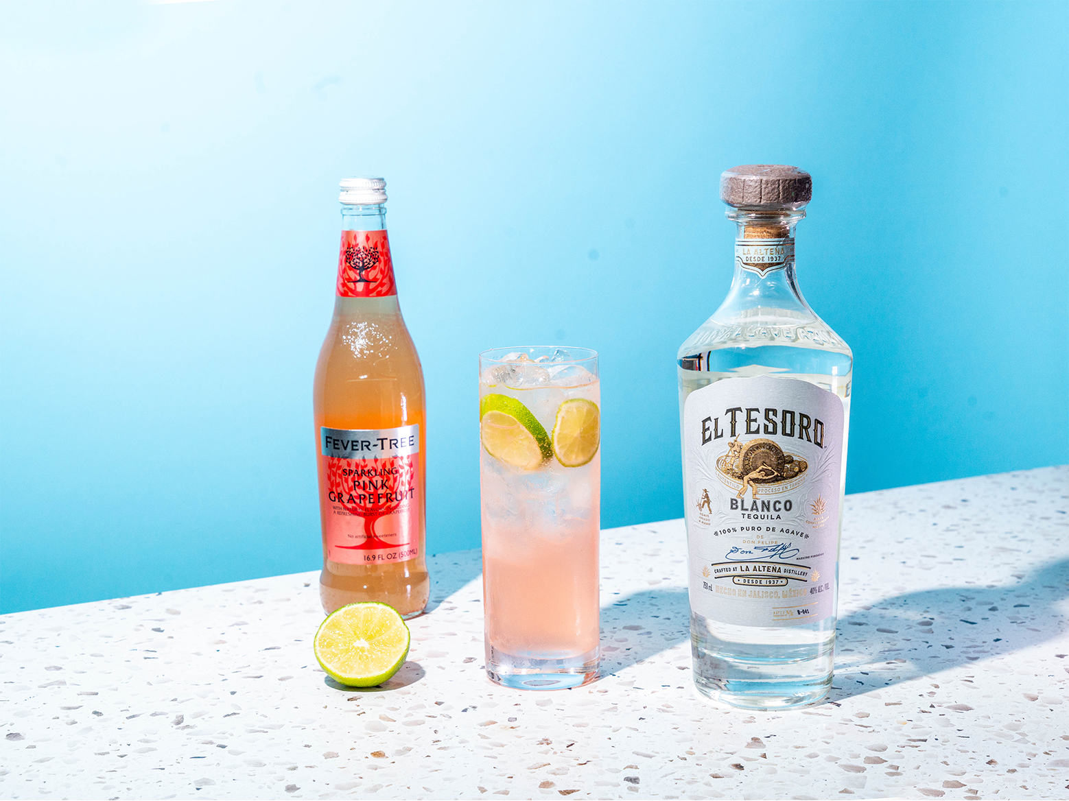 Low calorie paloma cocktail