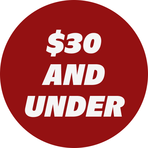 $30 and under