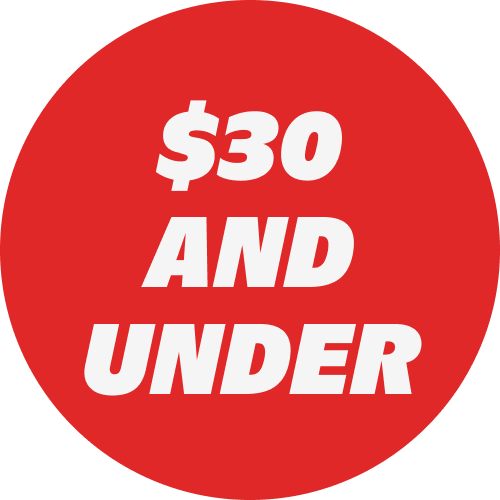 $30 and under