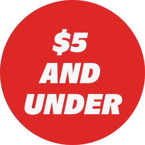 $5 and under