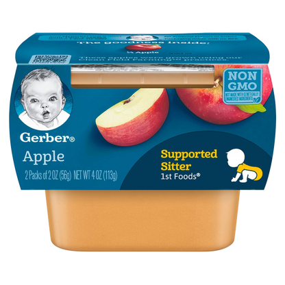 Gerber 1st Foods Apple Baby Food 2oz 2ct