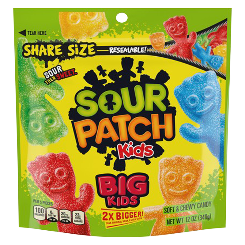 Sour Patch Kids Big Kids Soft & Chewy Candy, 12oz
